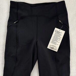 lululemon athletica Rain Repellent HR Run Black Leggings